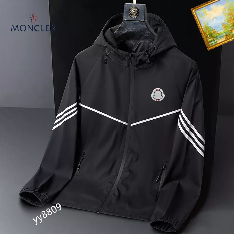 moncler veste manches longues pour homme s_1276642:Moncler veste cuir homme